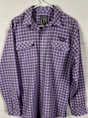 Mojo Men's Plaid Button Down Size Medium